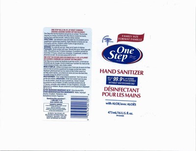 ONE STEP 473mL.jpg IMAGE OF PRODUCT LABEL - ONE STEP 473mL